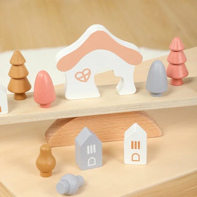 Wooden Balancing Scale Toy- Montessori Educational Toys (Activity Puzzles)