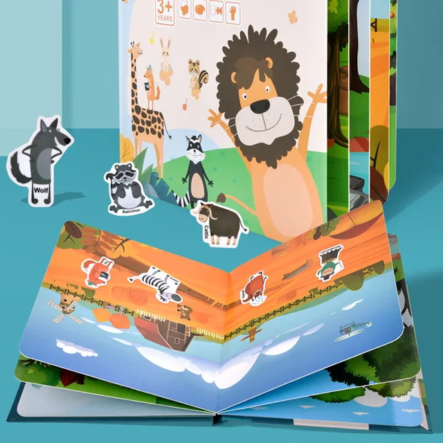Magic sticker book
