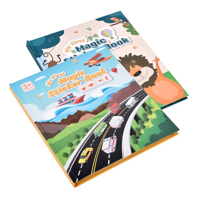 Magic sticker book