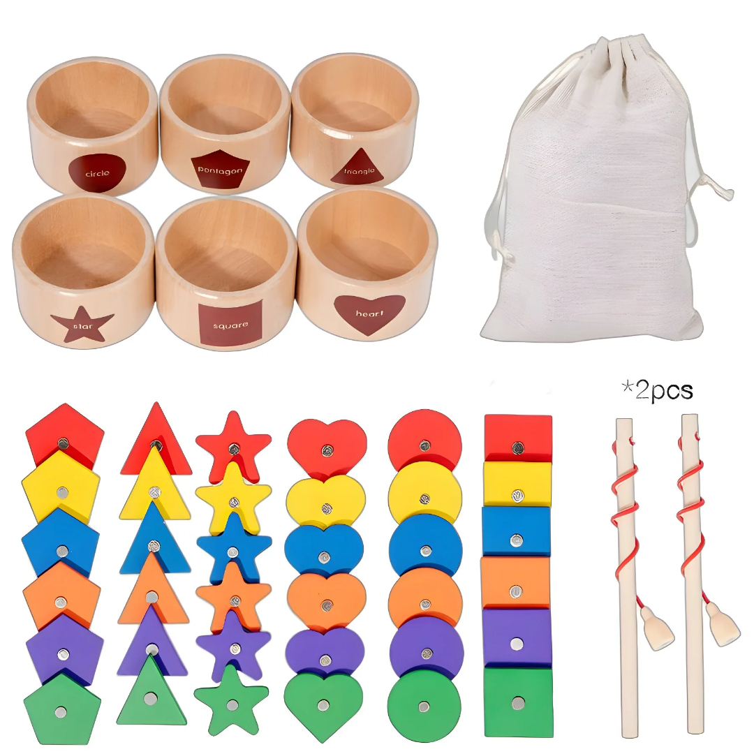 Magnetic shape sorter