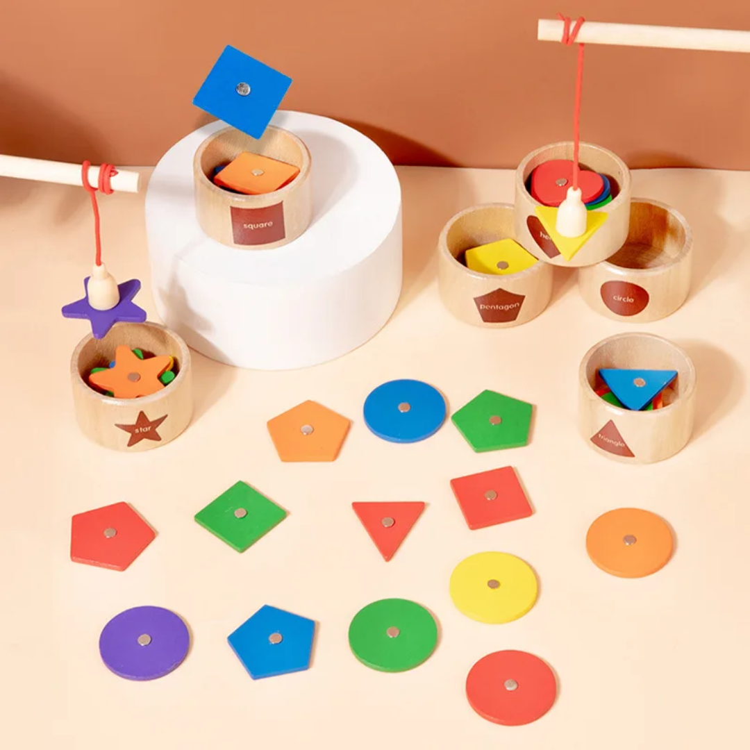 Magnetic shape sorter
