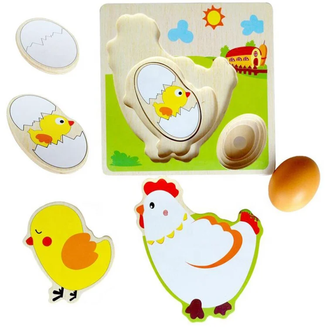 Chicken Puzzle- layered