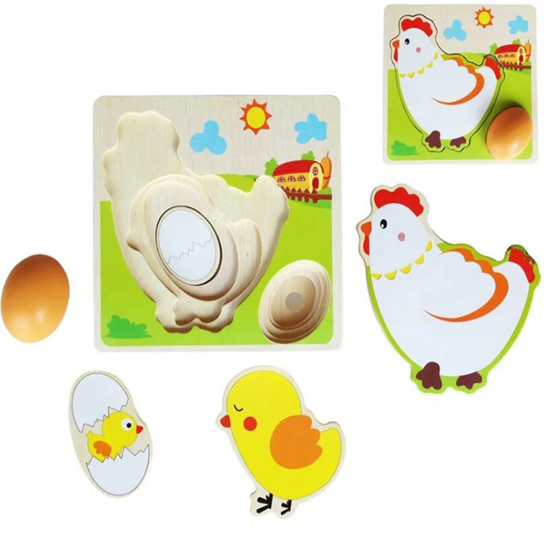 Chicken Puzzle- layered