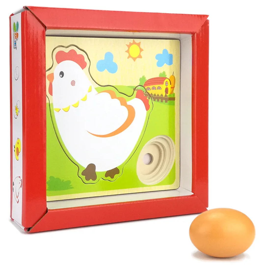 Chicken Puzzle- layered