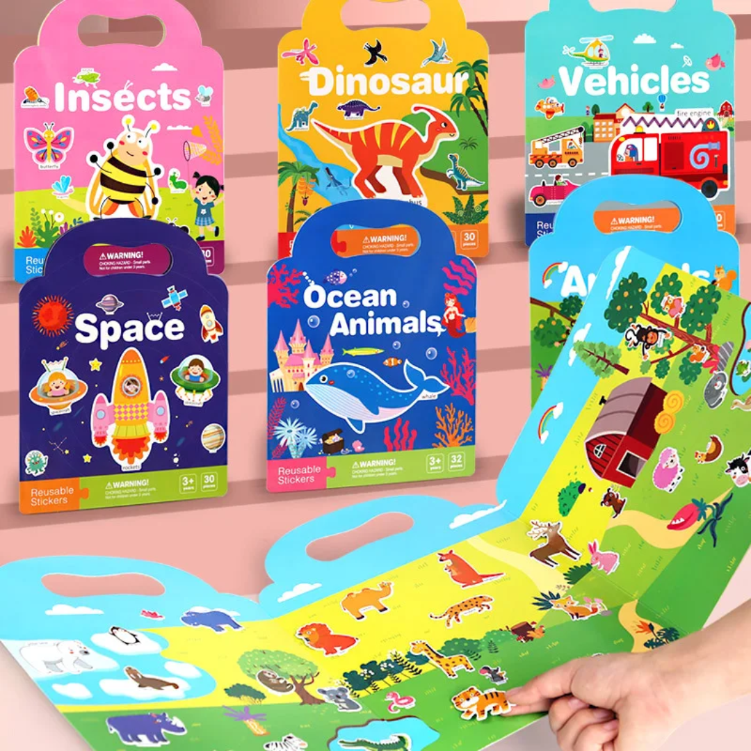 Dinosaur sticker book