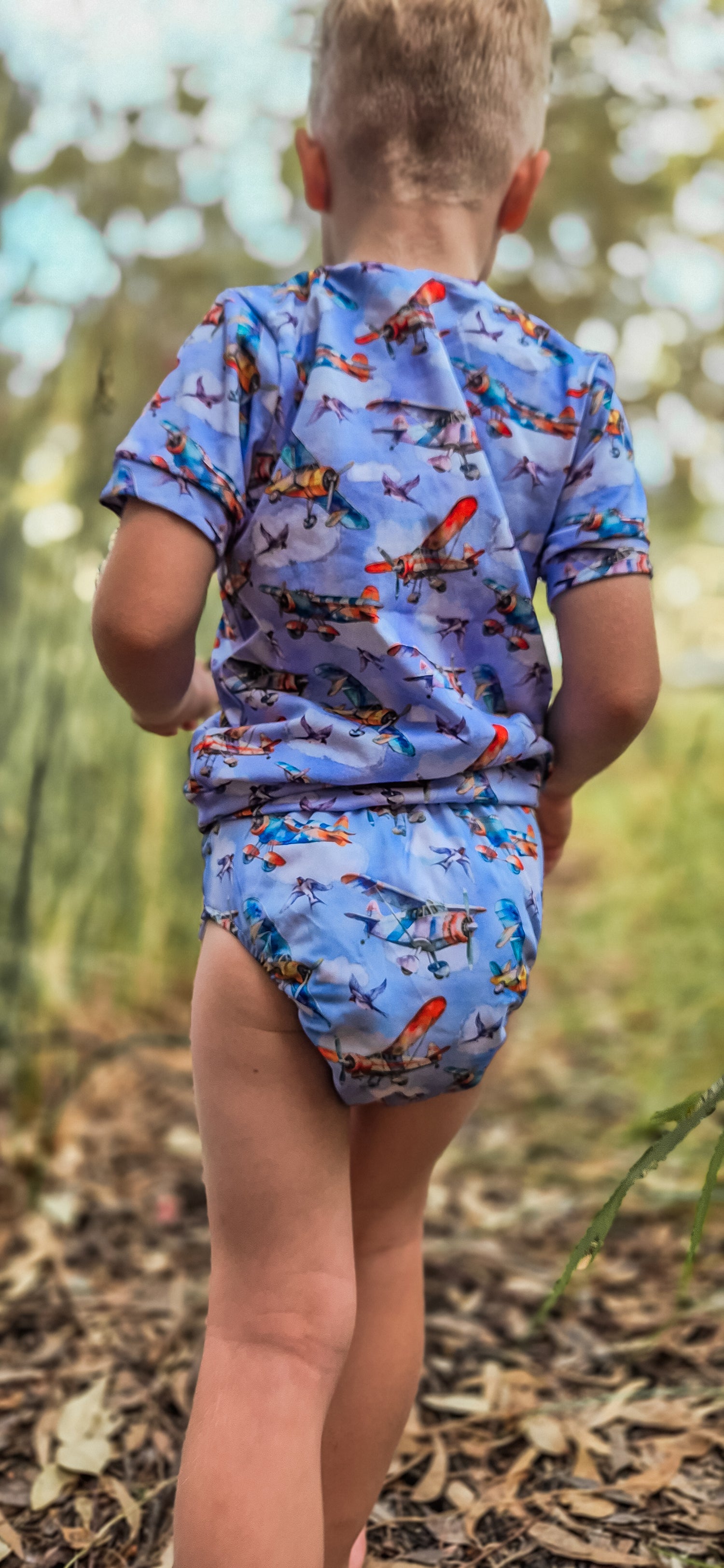 Flying About Newborn Cloth Nappy