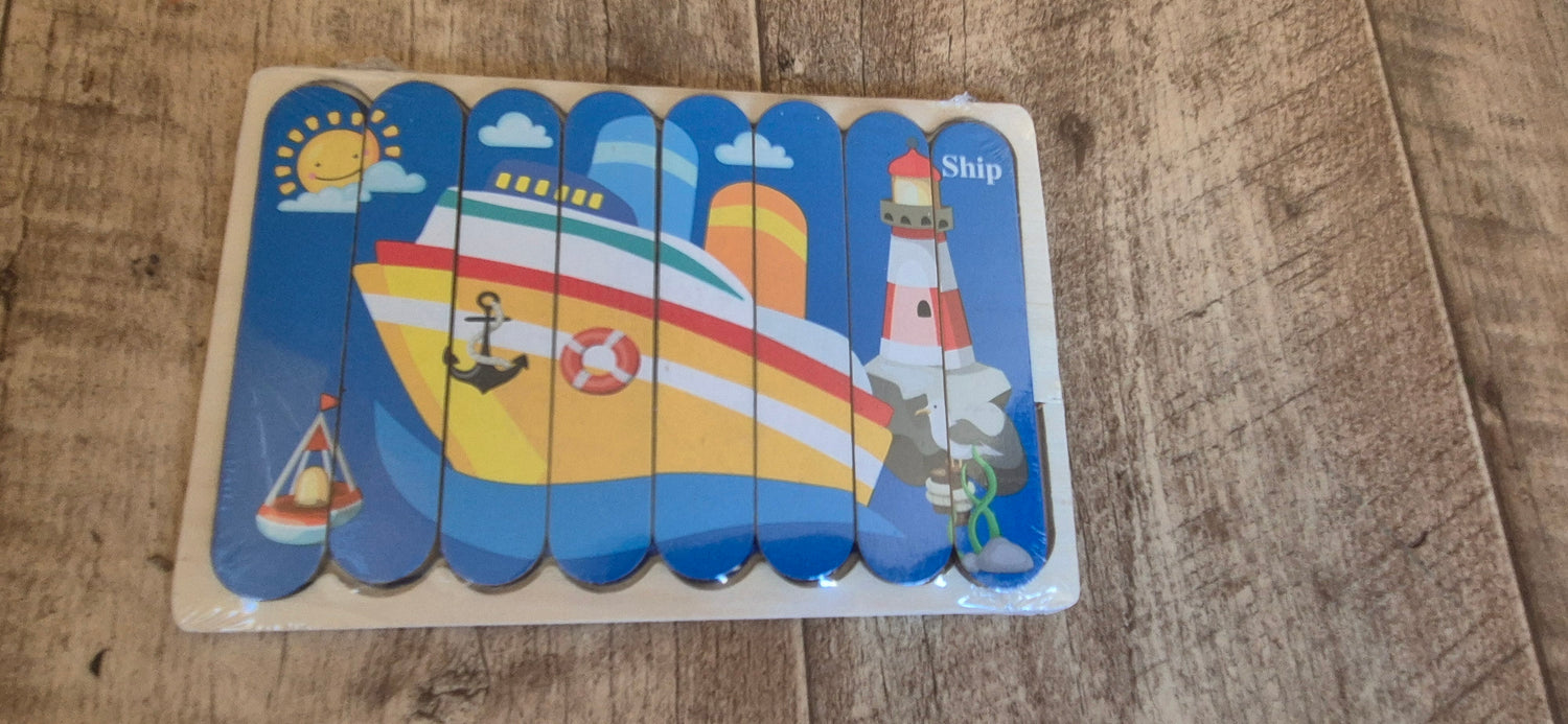 Morphing- popsicle puzzle
