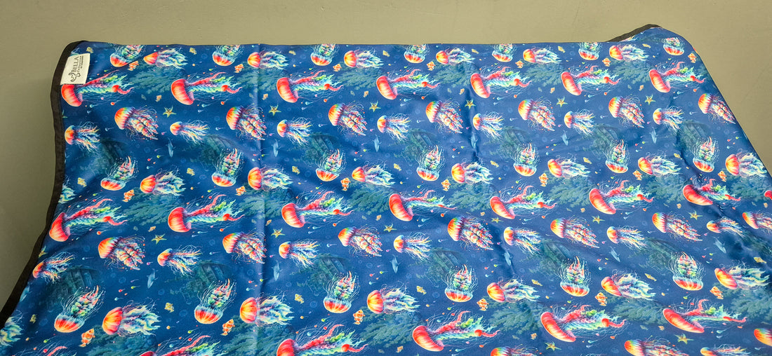 You wish Jellyfish Large Changemat