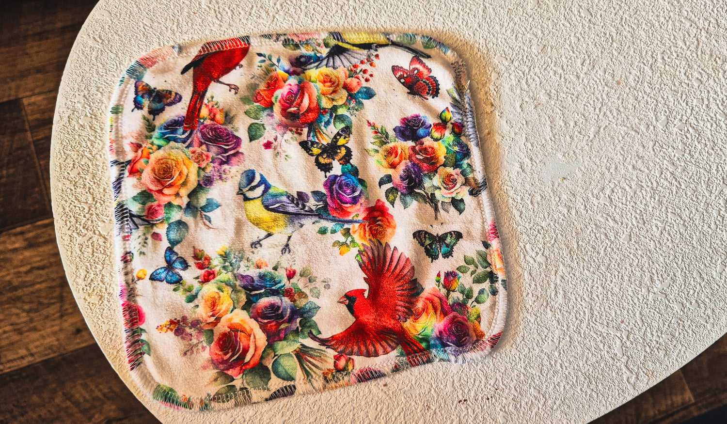 Rosey Feathers 5pk Cloth Wipes