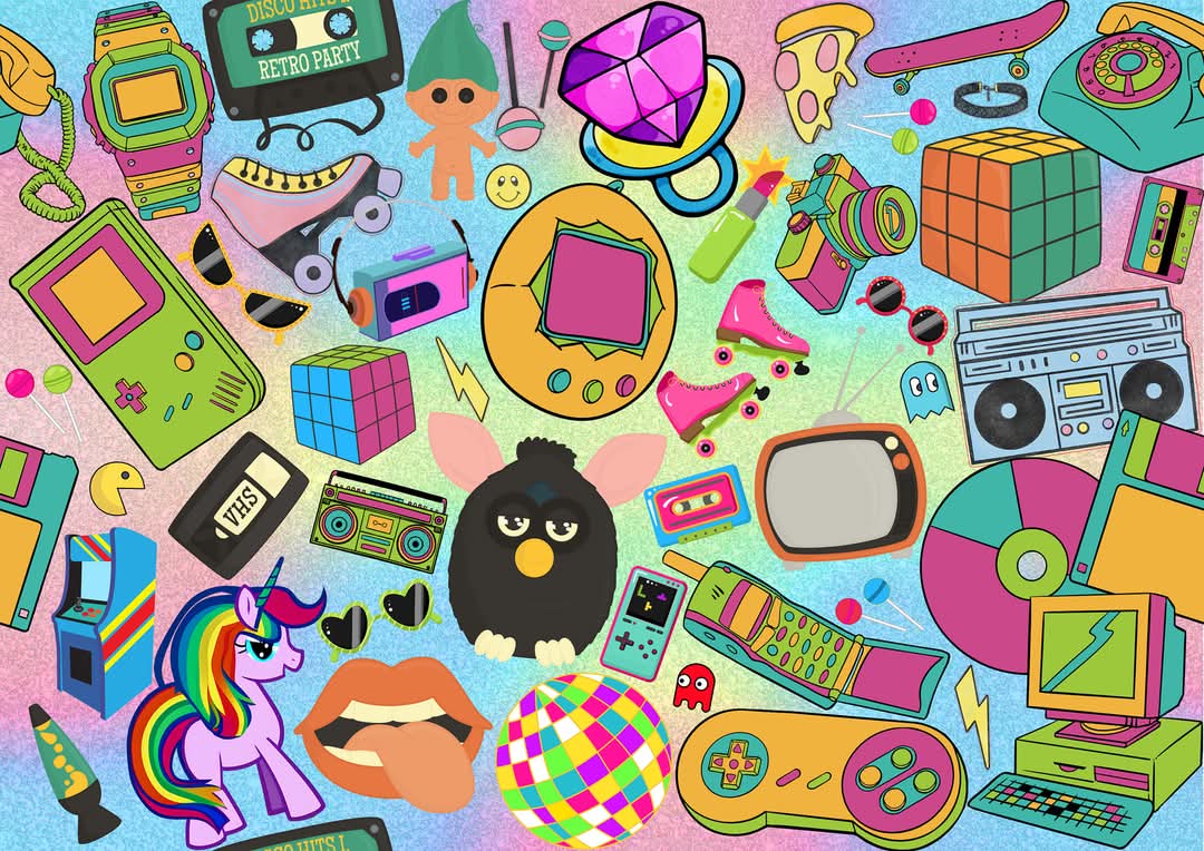 Back in the day Picnic Plush Mat