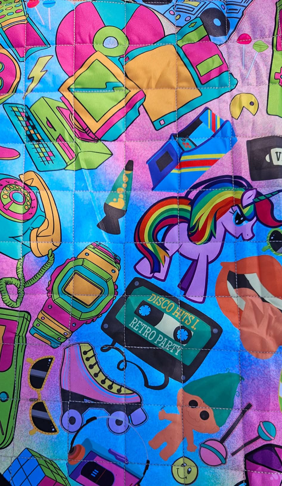 Back in the day Picnic Plush Mat