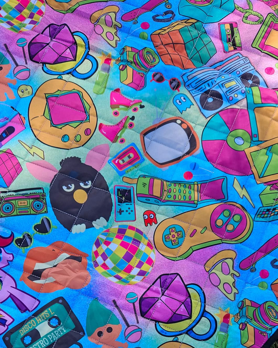 Back in the day Picnic Plush Mat