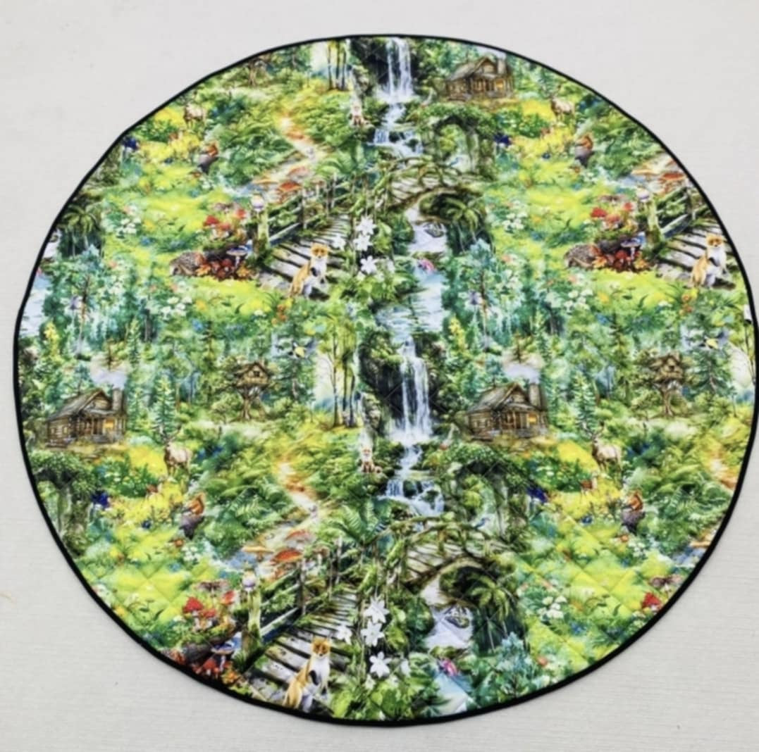 Woodland Whispers Plush Mat