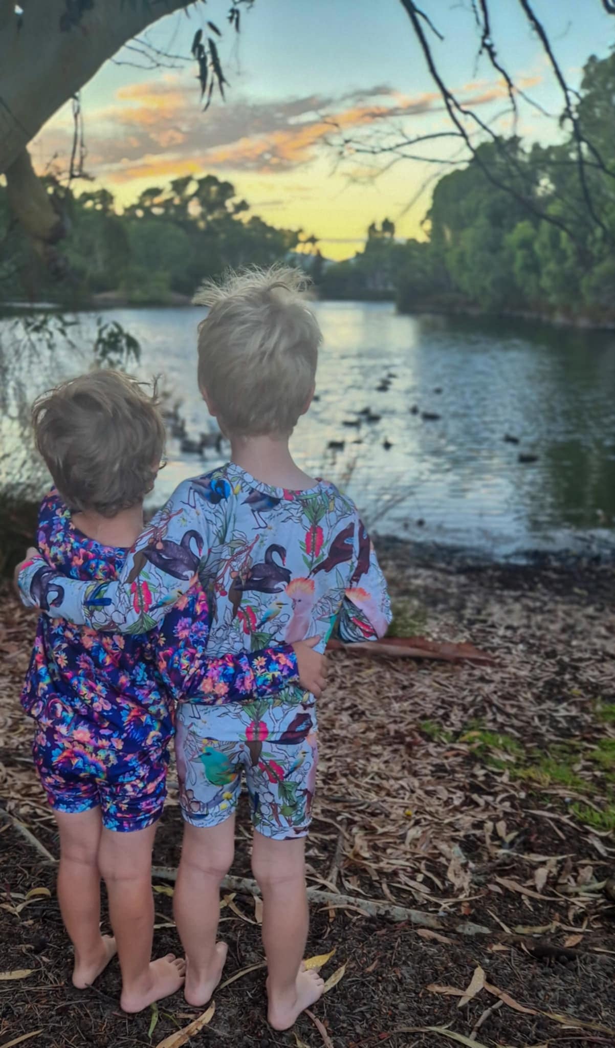 Wings of Oz Swim Rashie & Shorts Set