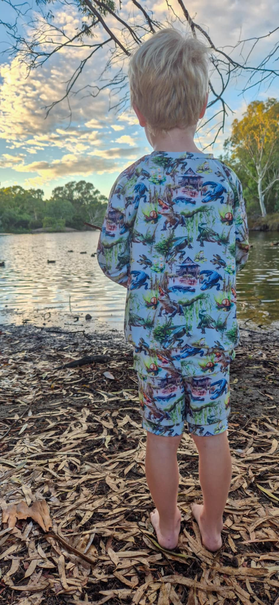 Croc My World Swim Rashie & Shorts Set