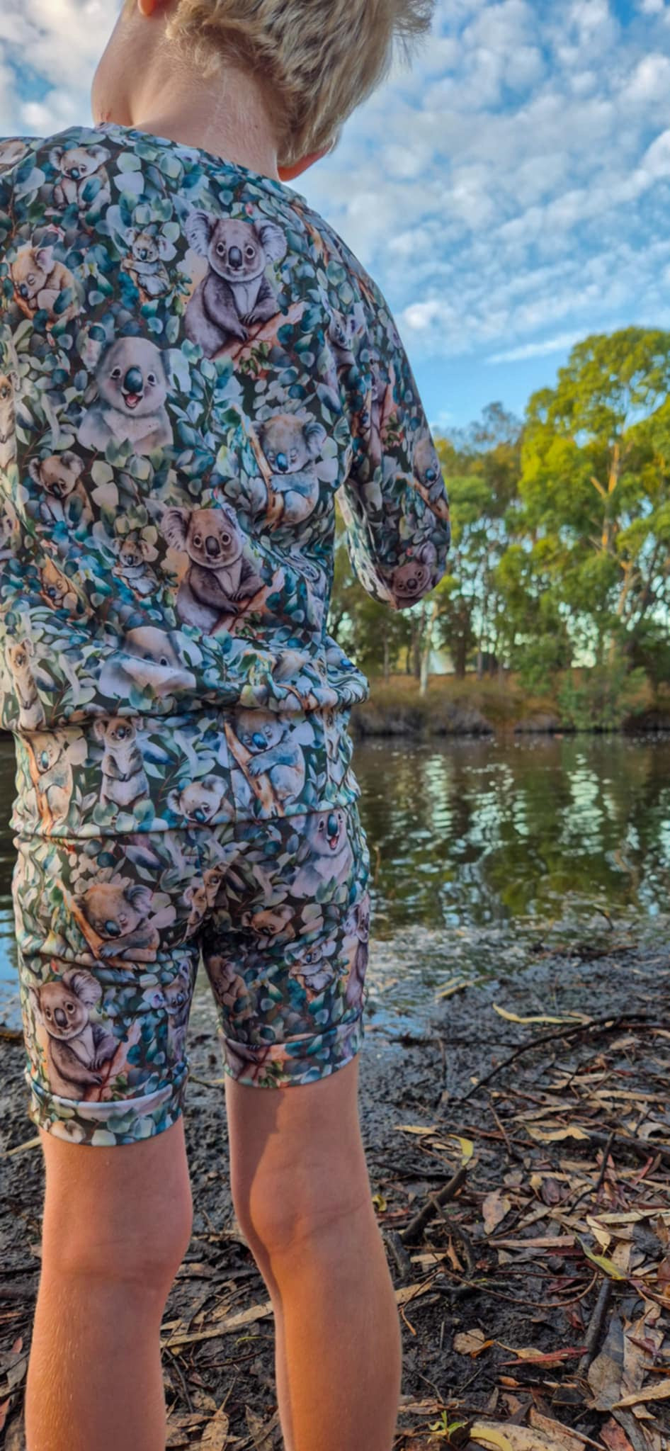 Tree Hugger Swim Rashie & Shorts Set