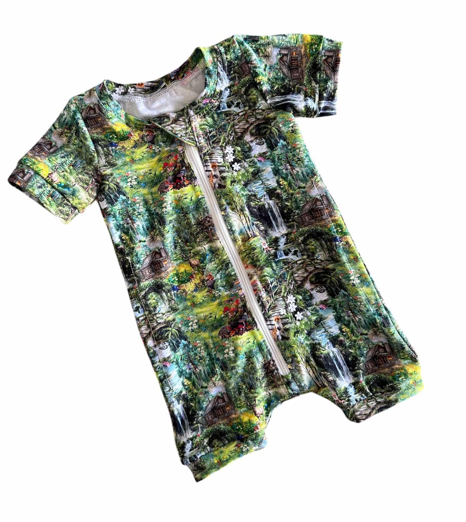 Woodland Whispers Handmade Romper