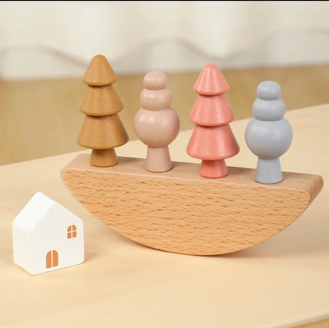 Wooden Balancing Scale Toy- Montessori Educational Toys (Activity Puzzles)