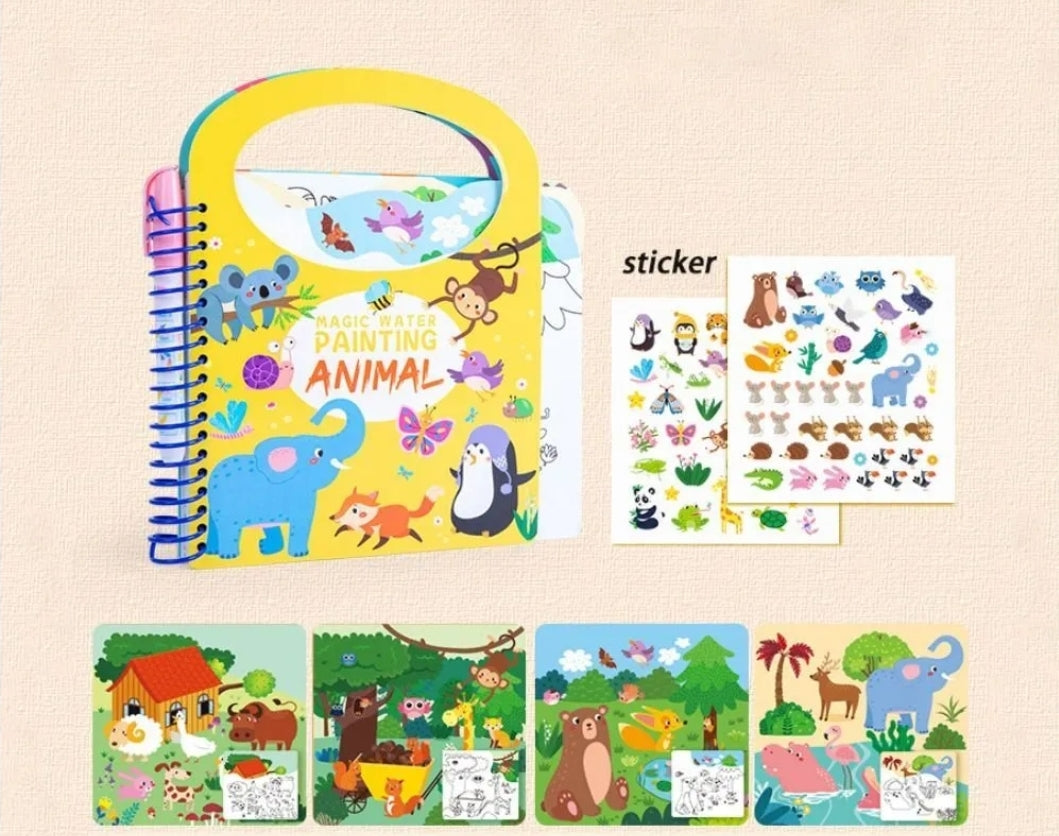 Reusable Magic Water Drawing Book