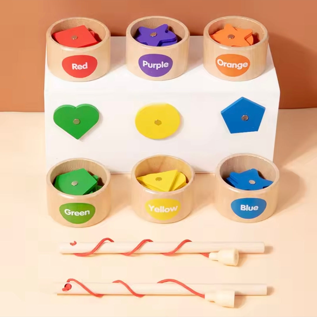 Magnetic shape sorter
