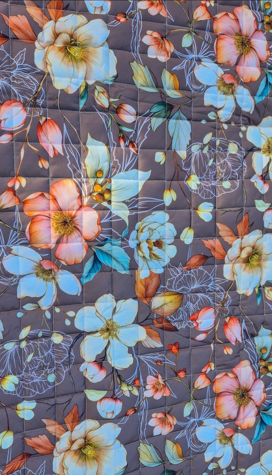 Petals of Wonder Picnic Plush Mat