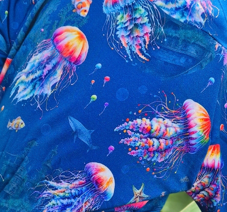 You Wish Jellyfish! Swim Rashie & Shorts Set