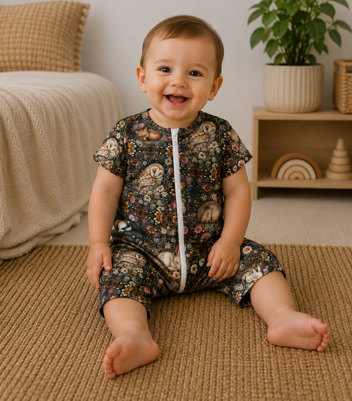 Hibernation Handmade Romper