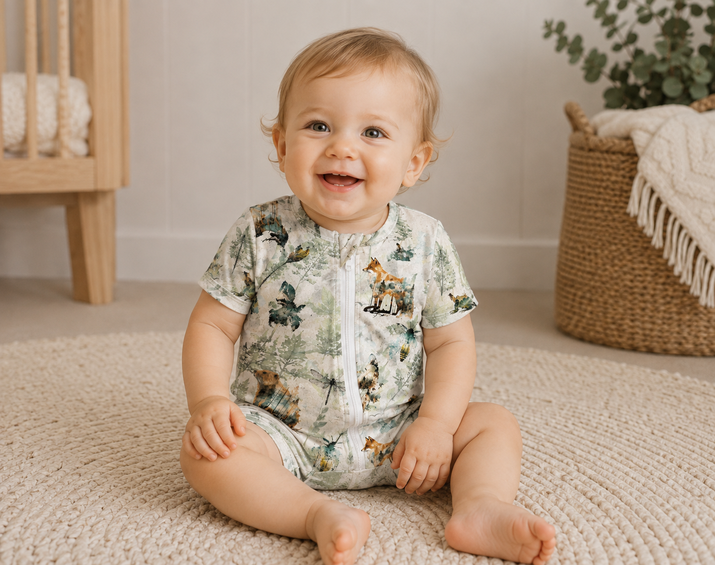 Tree-Mendous Handmade Romper
