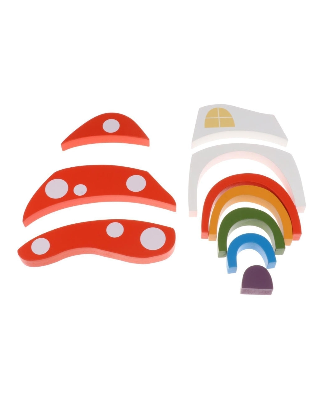 Morphing- Mushroom Rainbow House