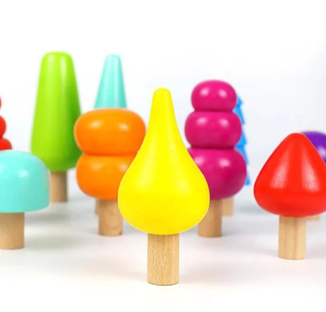 Morphing- Rainbow Trees (10pc)