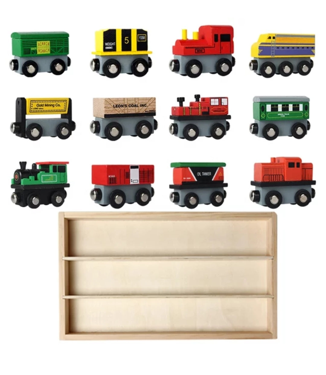 12pc Magnetic Train Track