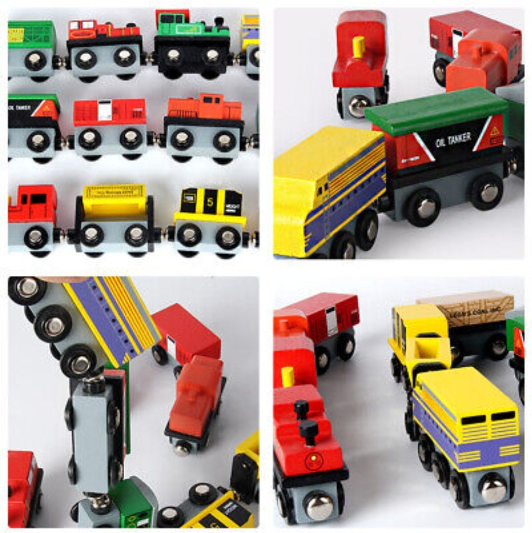 12pc Magnetic Train Track