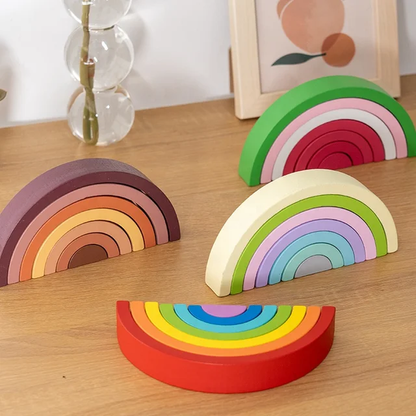 7pc Travel Rainbow Stacker