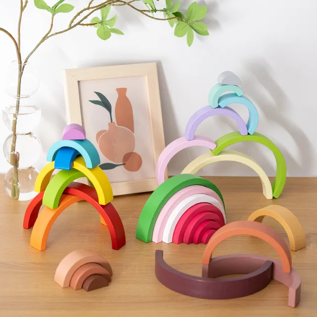 7pc Travel Rainbow Stacker