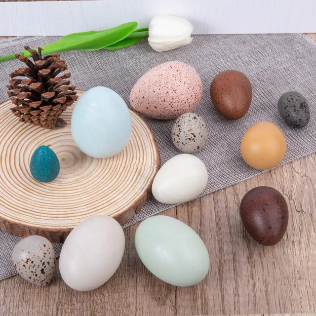 Wooden Bird Eggs