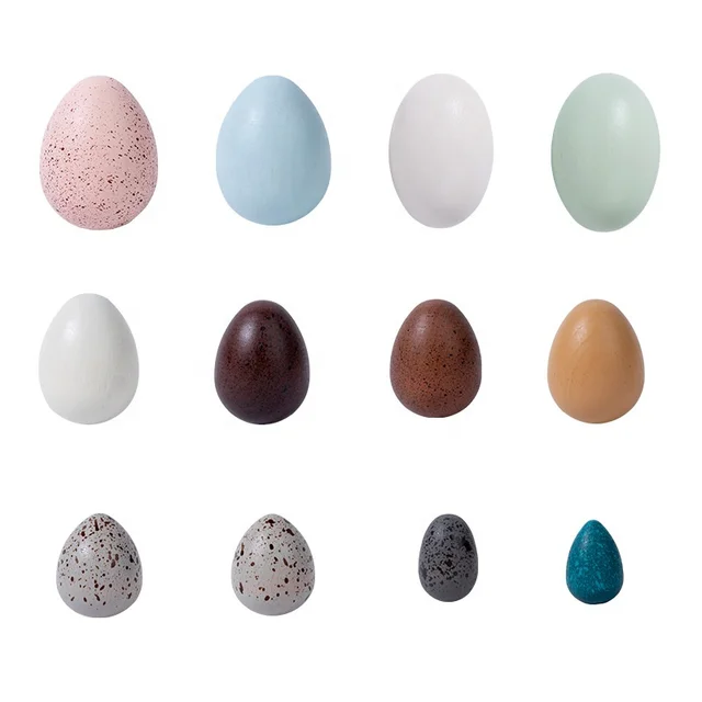 Wooden Bird Eggs