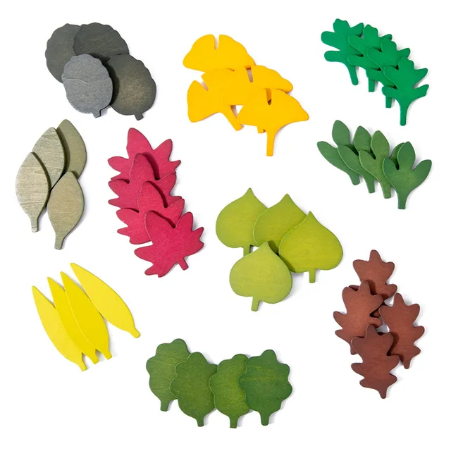 Woodland Leaves 40 pieces