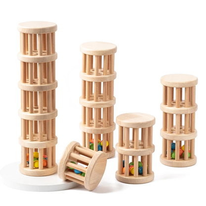 Wooden Rainmaker Rattle