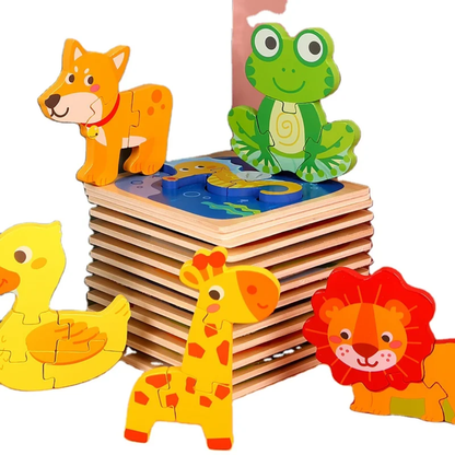 Small animal puzzles