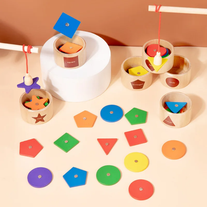 Magnetic shape sorter