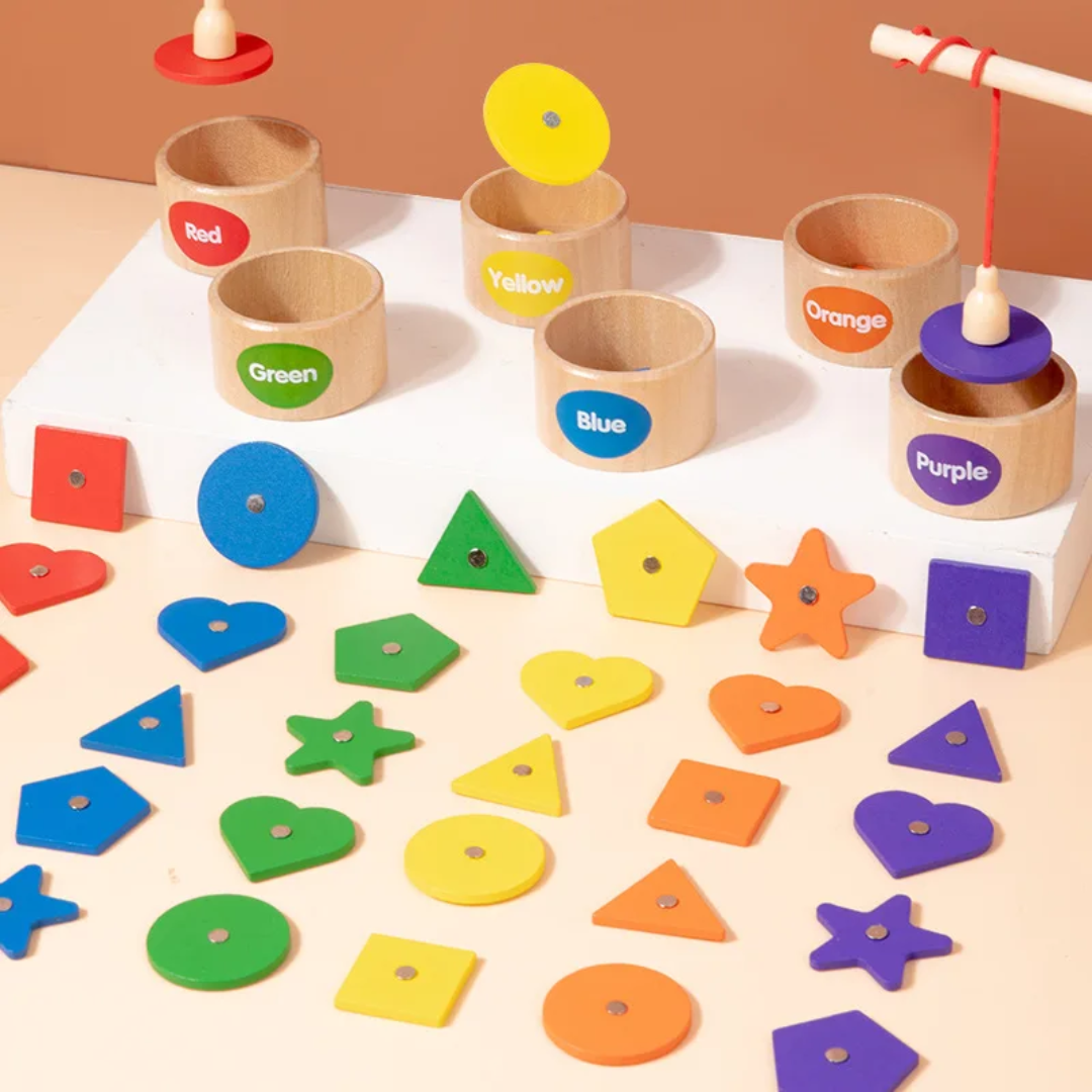 Magnetic shape sorter