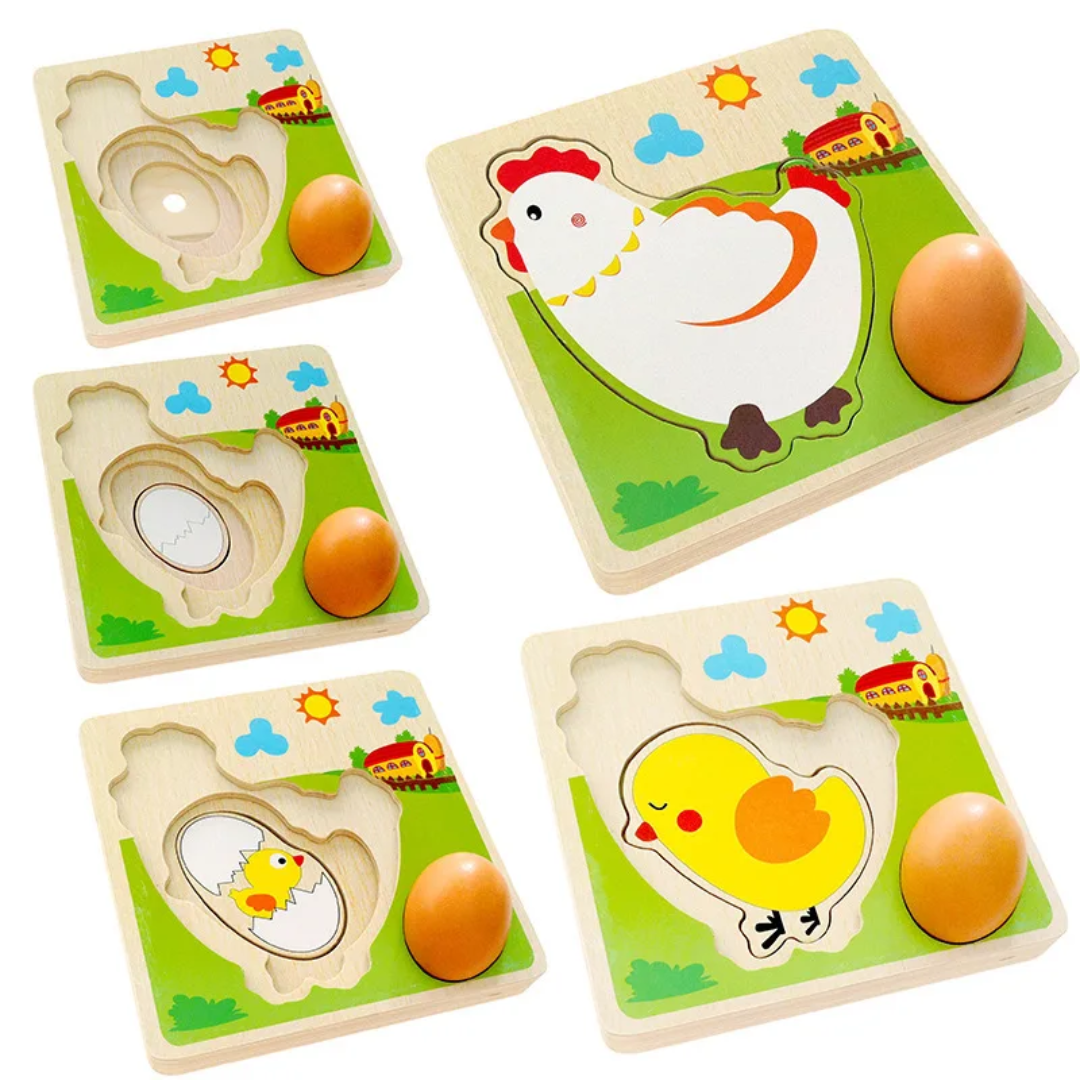 Chicken Puzzle- layered