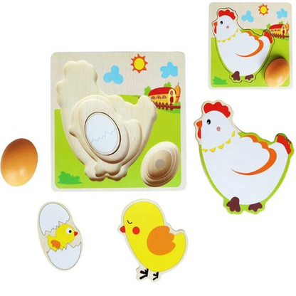 Chicken Puzzle- layered