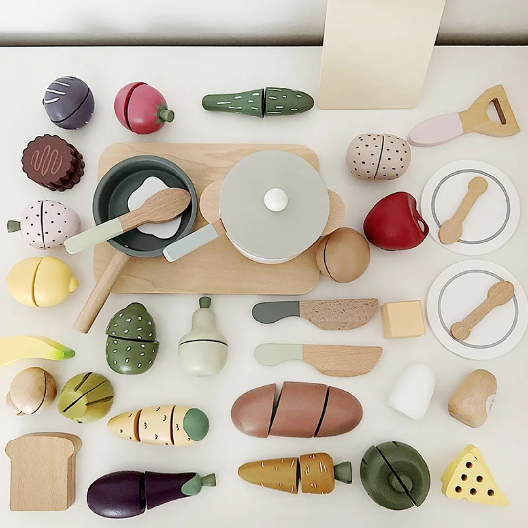 Large Wooden Kitchen Set