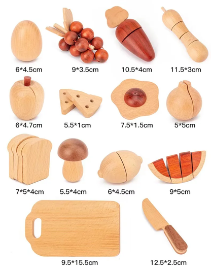 Wooden Pots &amp; Pans (30pc)