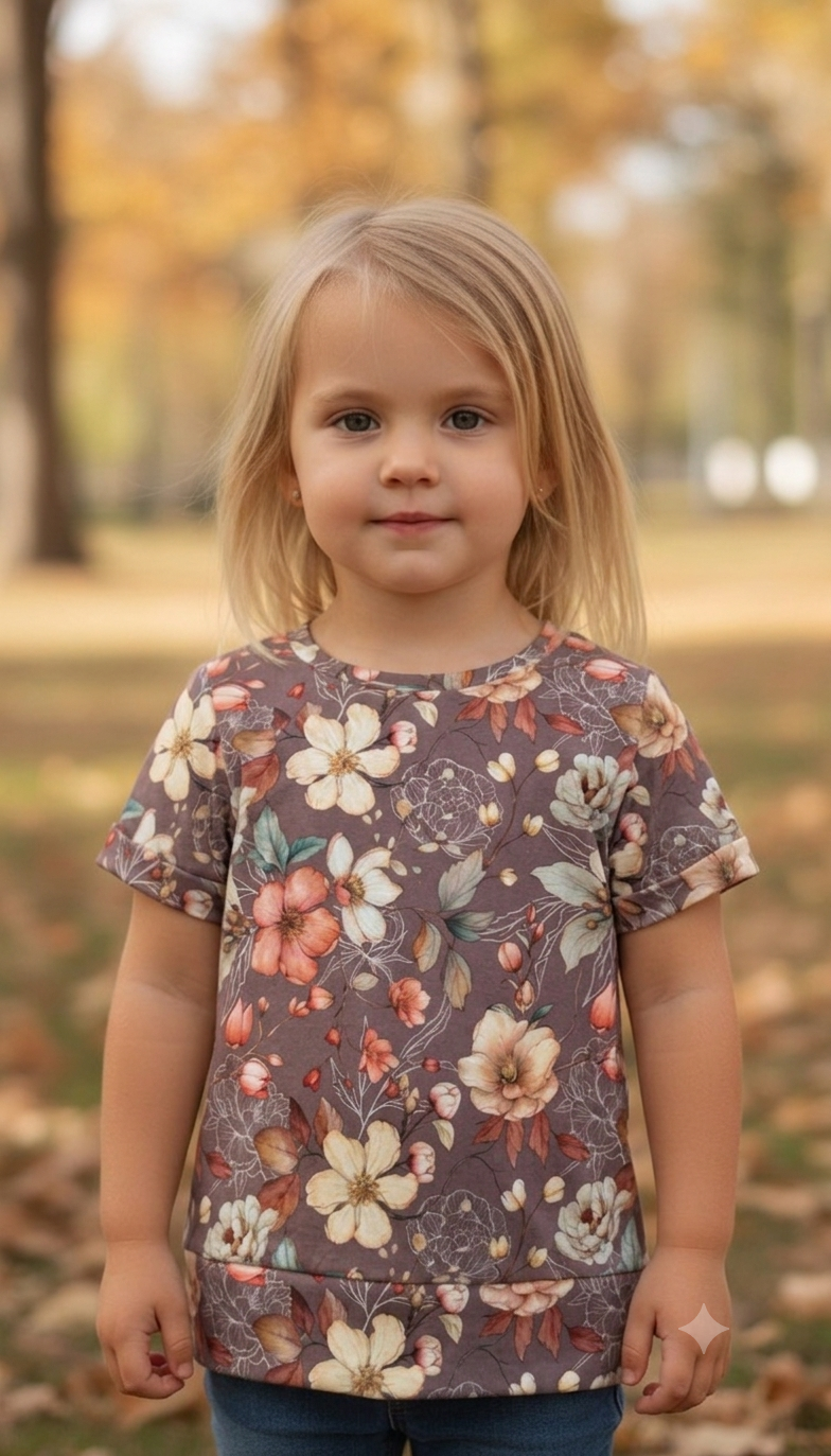 Petals of Wonder Handmade T-Shirt