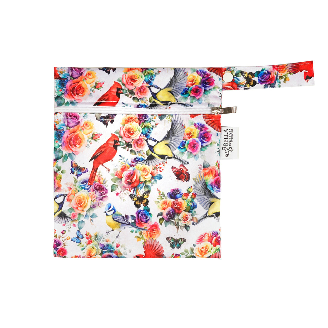 Rosey Feathers Small Wetbag