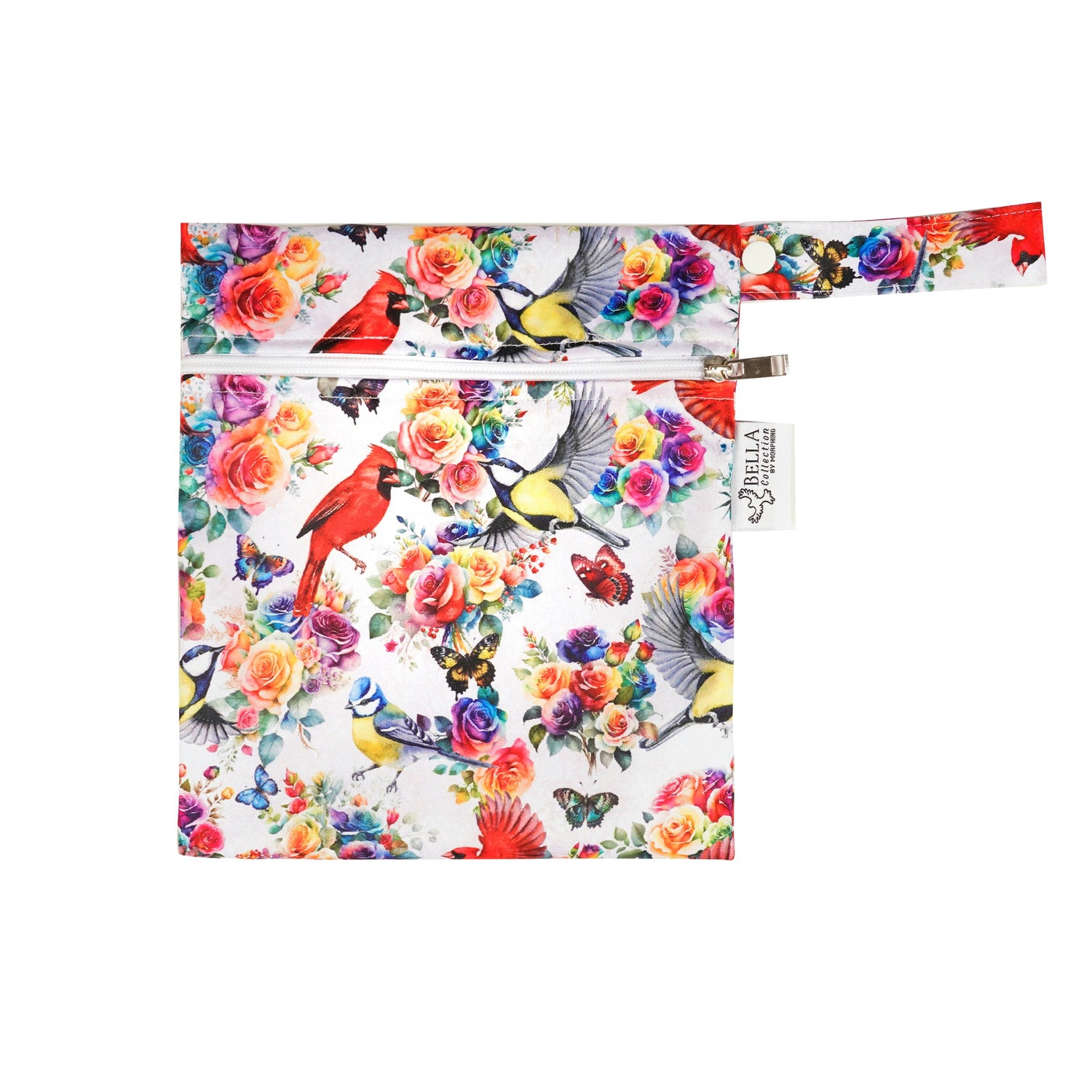 Rosey Feathers Small Wetbag