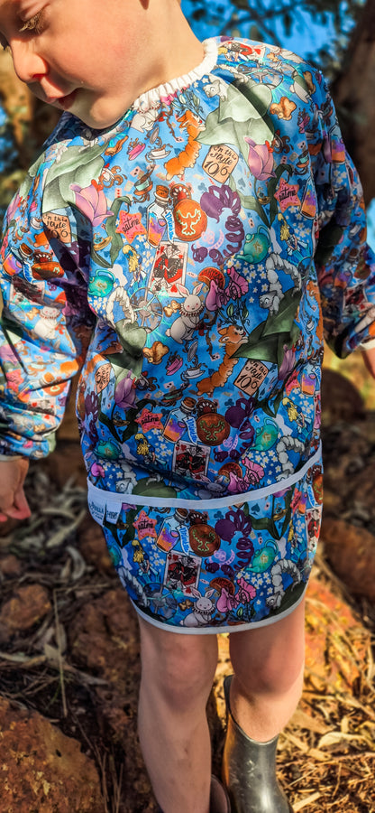 Eat Me! Drink Me! 2-4y Smock