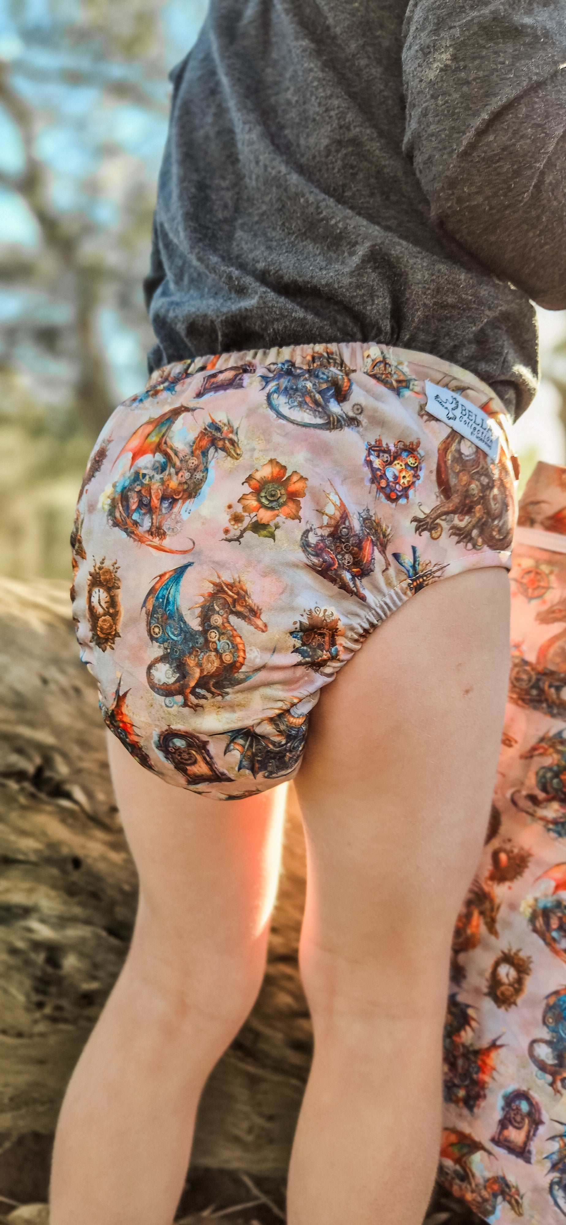 Hearts of Steel Cloth Night Nappy